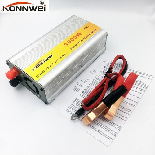 Inversor Konnwei Power Inverter 1000w 12v - 200v P/ Carro