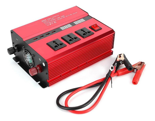 Imagen 2 de 9 de 8000w 12v A 110v Transformador Inversor De Voltaje Correcto