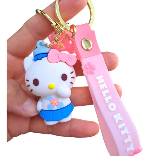 Hello Kitty Marinera De Sanrio Kawaii Llavero De Goma