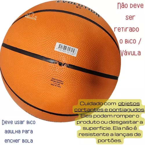 Bola De Basquete Tamanho Oficial Reforçada - Dribbling Evolution