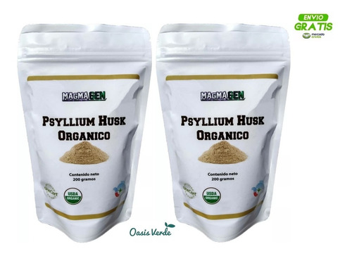 Psyllium Husk Organico 400 Grs Envío Gratis