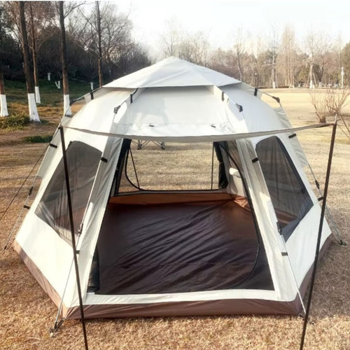 Carpa Automática Hexagonal Para 6 Personas 240x280x160