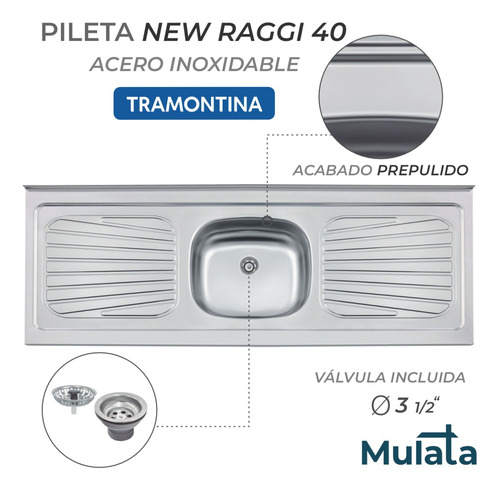 Imagen 7 de 9 de Kit De Cocina Bajo Mesada + Pileta + Aereo + Panelero