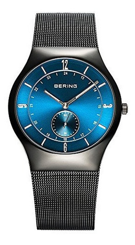 Reloj Bering Time 11940227 Mens Classic Collection Con Malla