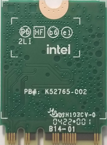 Tarjeta Inalámbrica Wifi 6e Intel Ax210 Ngw Bluetooth 5.2