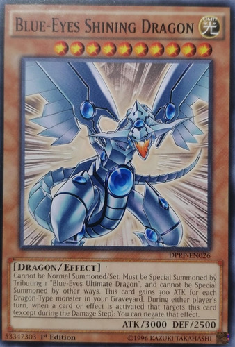 Yugioh! Blue-eyes Shining Dragon Dprp-en026 1st Ed Common