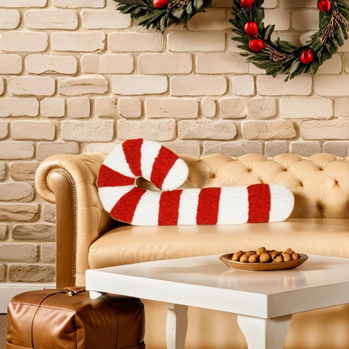 Bonitos Cojines Con Forma De Caramelo Navideño, Bonitos Y Fl