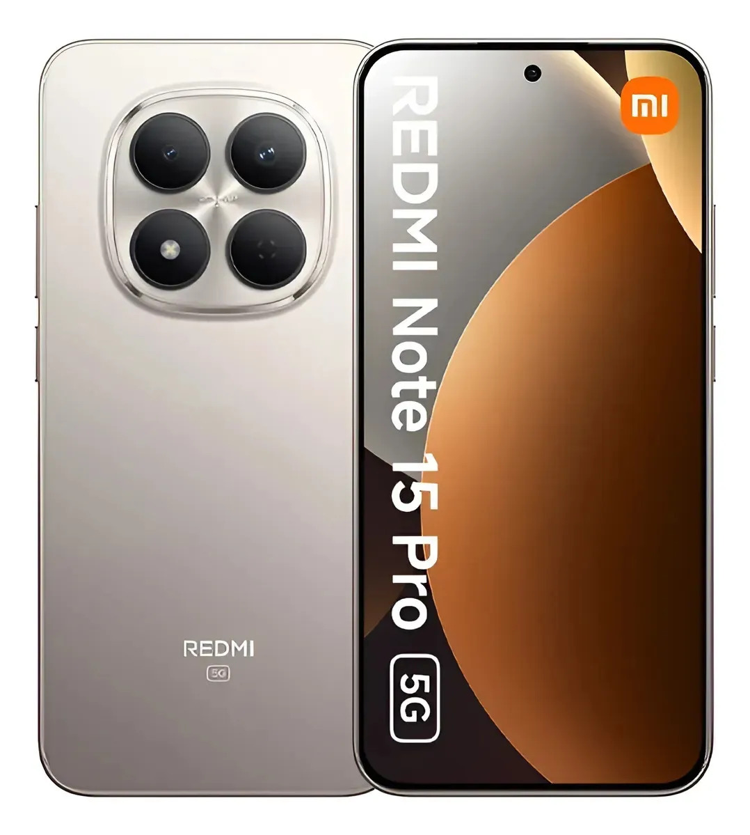 Celular Xiaomi Redmi Note 15 Pro 5g (256) - Versão Global - Titânio