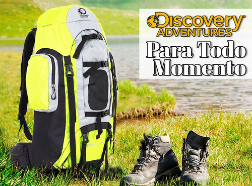 Imagen 8 de 10 de Mochila Mochilero Discovery Adventure 75+5lts Viaje Trekking
