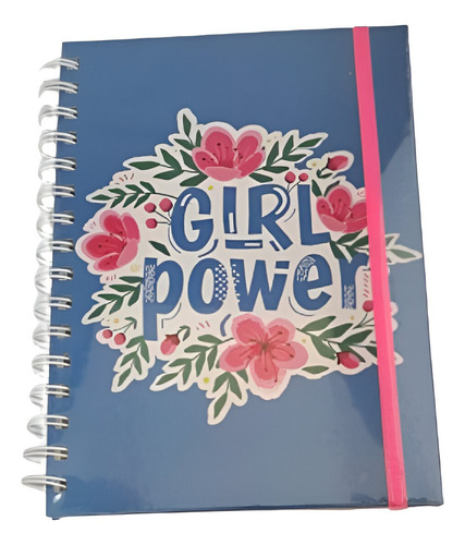 Cuaderno Libreta Tapa Dura 80 Hojas Rayadas Girl Power