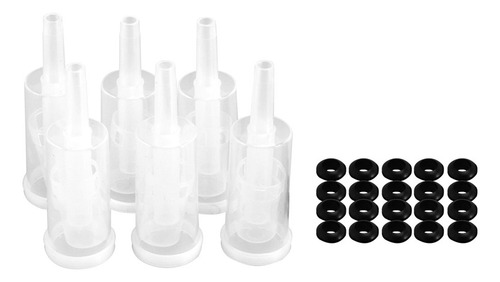 // Juego Airlock Para Fermentación, 20 Ojales De Silicona Y
