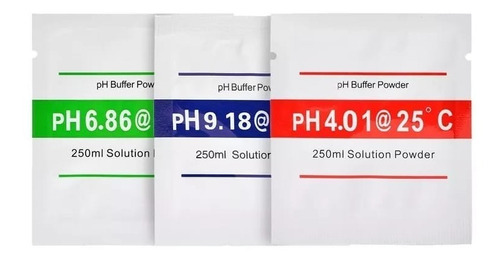 Sobres Solucion Calibracion Ph Buffer Prueba Test Phmetro X6