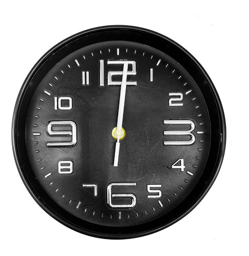 Reloj De Pared Analógico De Pvc, 20 Cm Diámetro, 12719