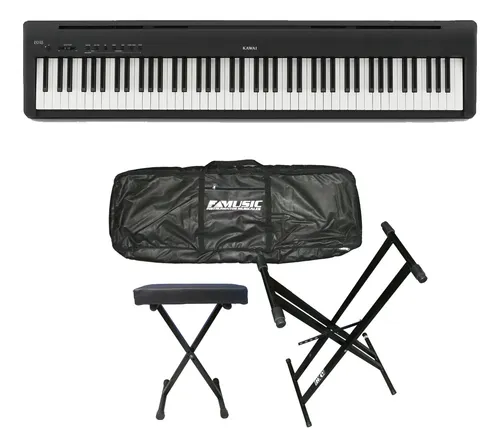 Banqueta Piano Teclado + Soporte Tijera 