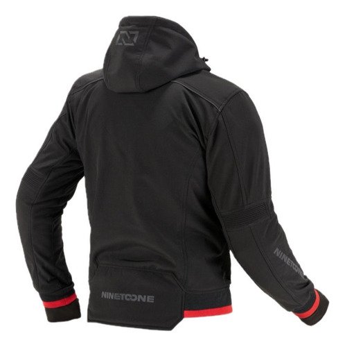 Campera Motos Zip Nine To One Armor Evo 4 Estaciones Negra