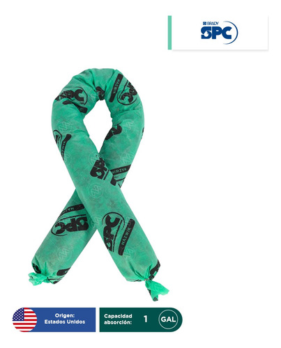 Calceta Absorbente, Hazmat, Spc® 120 Cm, Caja C/12 Pzas.