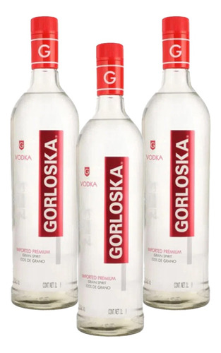Pack De 3 Vodka Gorloska 1000ml
