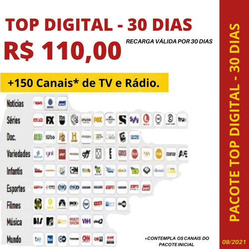 Imagem 11 de 11 de Receptor Claro Sd Pré Pago