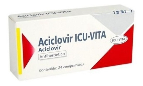 Aciclovir Icu Vita® 200mg X 24 Comprimidos