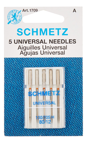 Universal Maquina Needles-size 12 80 5 Pkg