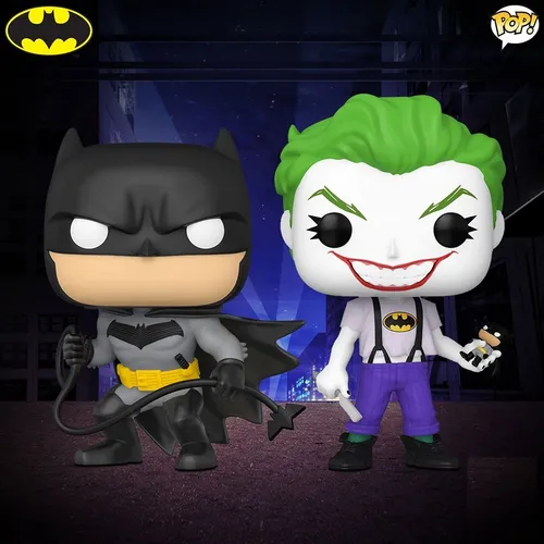 Pack De 2 Figuras De Vinilo Funko Pop! Batman, Caballero Bla