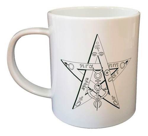 Taza De Plastico Tetragramaton Amuleto Protector Simbolo