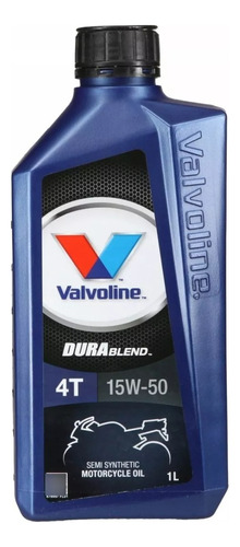 Aceite Valvoline Durablend Moto 4t 15w50 1lt Semi Sintetico