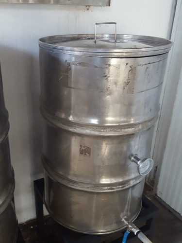 Equipo Para La Fabricacion Cerveza 200 Litros Acero Inoxidab