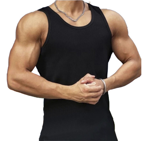 Camiseta Musculosa Deportiva Gym Musculosa Hombre