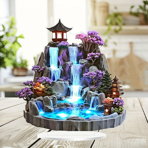 Fuente De Agua De Mesa 2d, Decoración, Regalo De