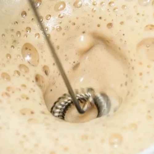 Espumador Batidor Mesclador De Leche Cafe Electrico Crema Blanco