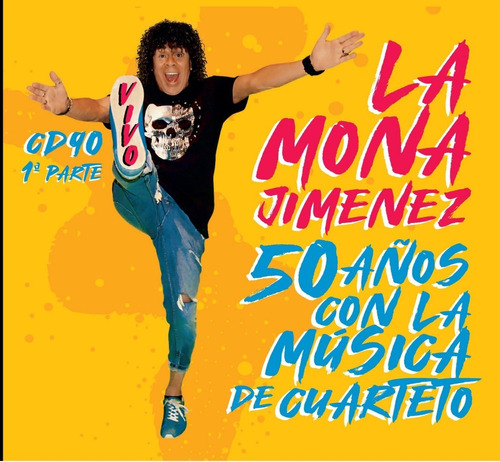 Cd La Mona Jimenez 50 Años Con La Musica De Cuarteto