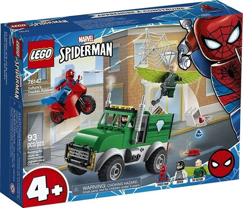 Lego Spider Man Marvel Set 76147 Camionero Del Buitre