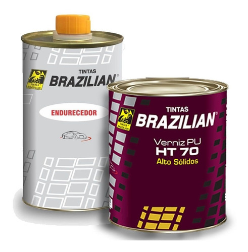 Barniz Alto Solido Ht-70 + Catalizador 1:350l Brazilian H25