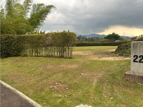 Vendo Lote En La Milla De Oro De Llanogrande