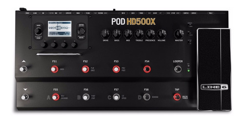 Line 6 Pod Hd500x Pedalera Multi Efectos Hd Modelador Amps