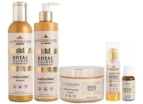 comprar Kit Completo Royal Elixir Rubio Extremo La Puissance 