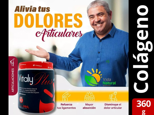 Vitaly Plus Ac Hialurónico + D Colágeno Hidrolizado Pack X 3