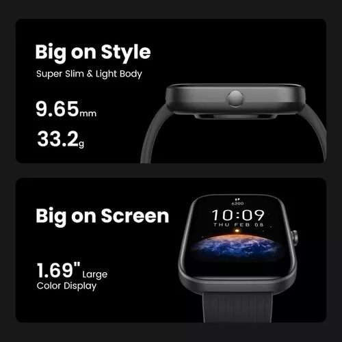 Relógio Smartwatch Amazfit Bip 3 A2172