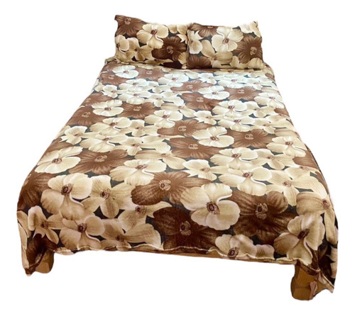 Combo King Size (frazada Estampada Y Almohadas Aborregadas)