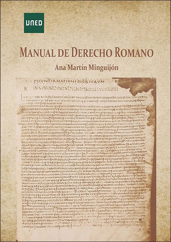 Manual De Derecho Romano - Martín Minguijón, Ana  - *