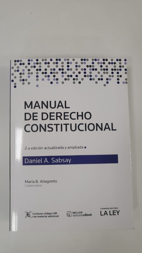 Manual De Derecho Constitucional Sabsay