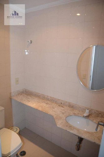 Apartamento Para Alugar Em Moema, Ed. Modular Da Vinci, 3 Dormitórios Sendo 1 Suíte, Varanda Ampla, 4 Banheiros, 2 Vagas Na Garagem, 97 M², São Paulo. - Ap1143