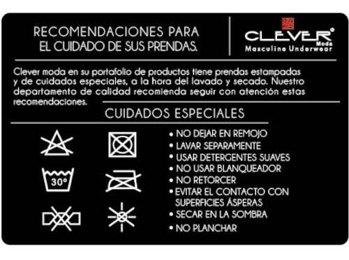 Imagen 8 de 8 de Ropa Interior Para Hombre Marca Clever: Beats Latin Brief