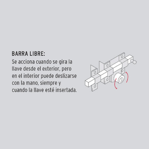 Imagen 2 de 5 de Cerrojo Pasador Cerradura Para Puerta, Mayoreo, Hermex