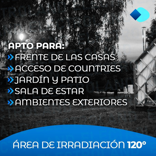 Imagen 7 de 10 de Reflector Led 100w Doble Blanco Frio Exterior Factura A