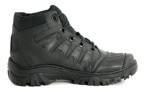 Bota Tenis Cuturno Adventure Motocicle Preto Sapato Masculino Militar De Franca / Sp A Capital Do Calçado + 1 Brinde Top