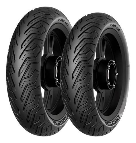 Kit Pneu Michelin 100/90-14 + 90/90-14 52s Reinf City Grip 2