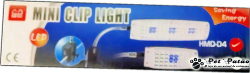 Sunsun Luminaria Led Clip Hmd-d4 Br/azul - 64leds - Bivolt