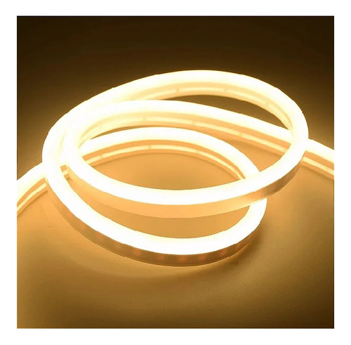 Fita Led Neon 10mts Branco Quente 12w/m Conector 127v Luz Branco-quente Tensão De Operação 0 110v